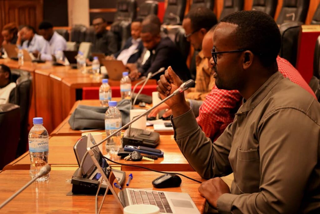 RNGOF representative at Parliament